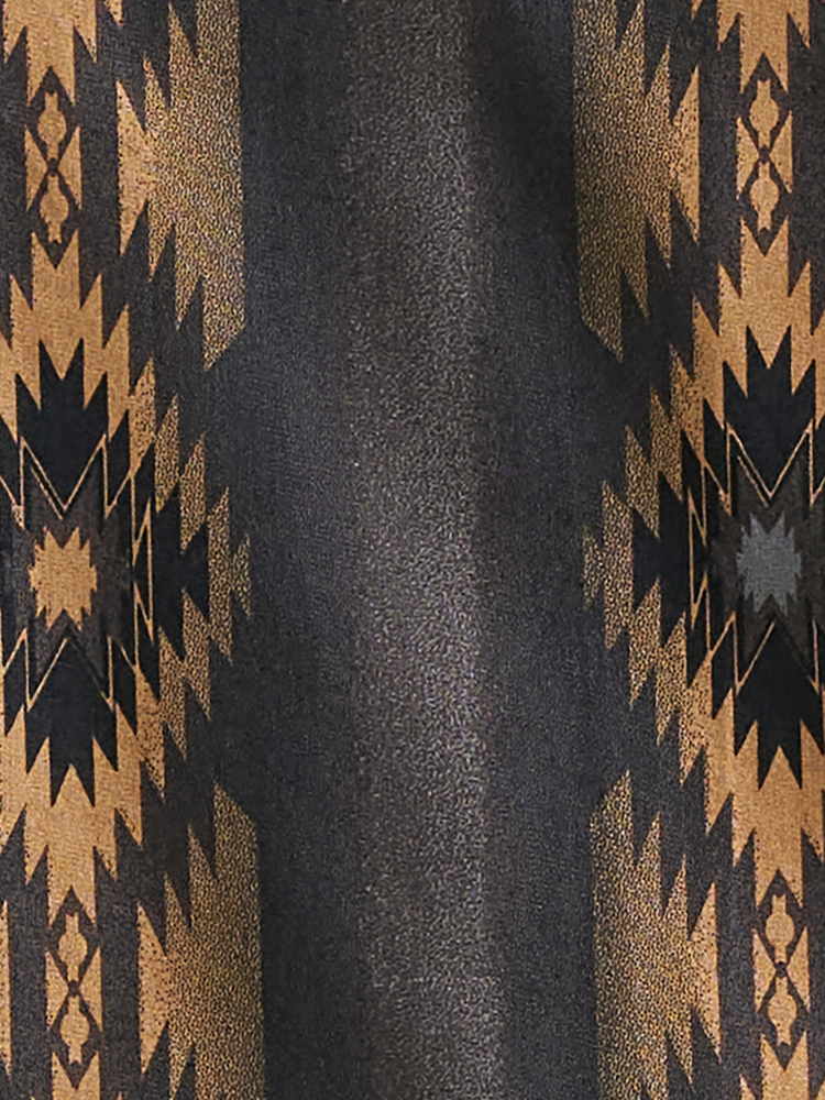 Chemise western Checotah® brune et noire - Homme