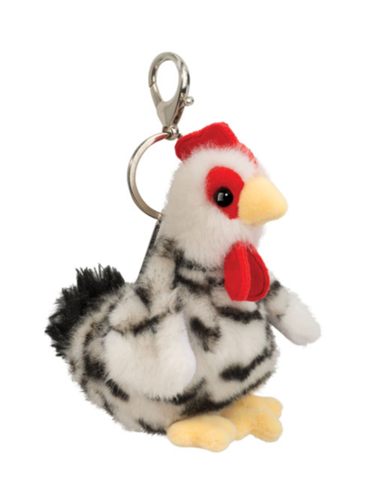 Breloque de sac / Porte-clés Poulet Clucky