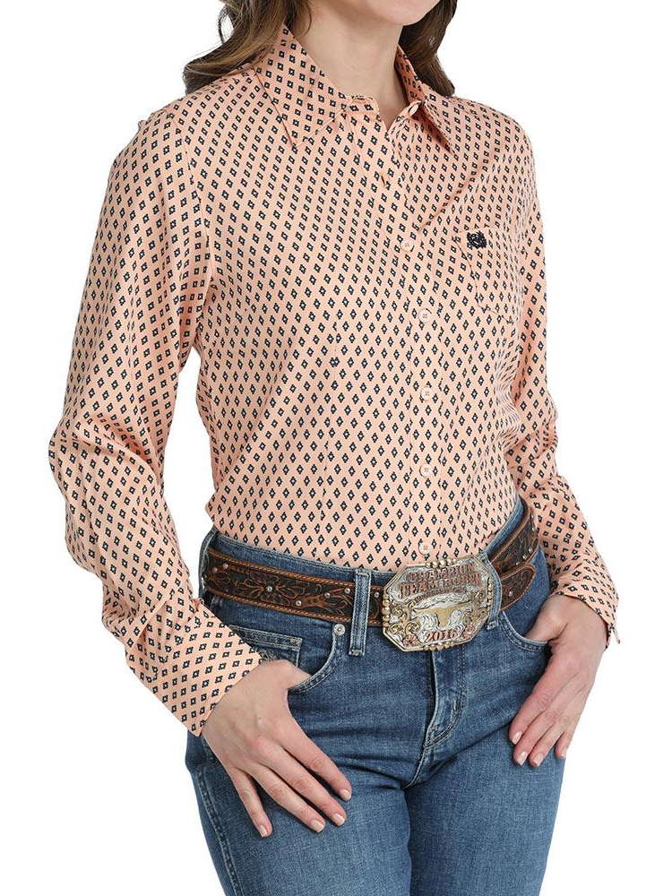 Chemise Western Peach ArenaFlex - Femme