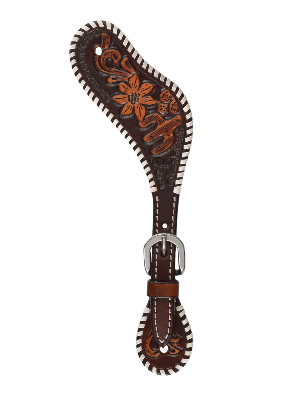 Desert Rawhide Edge Western Spur Straps