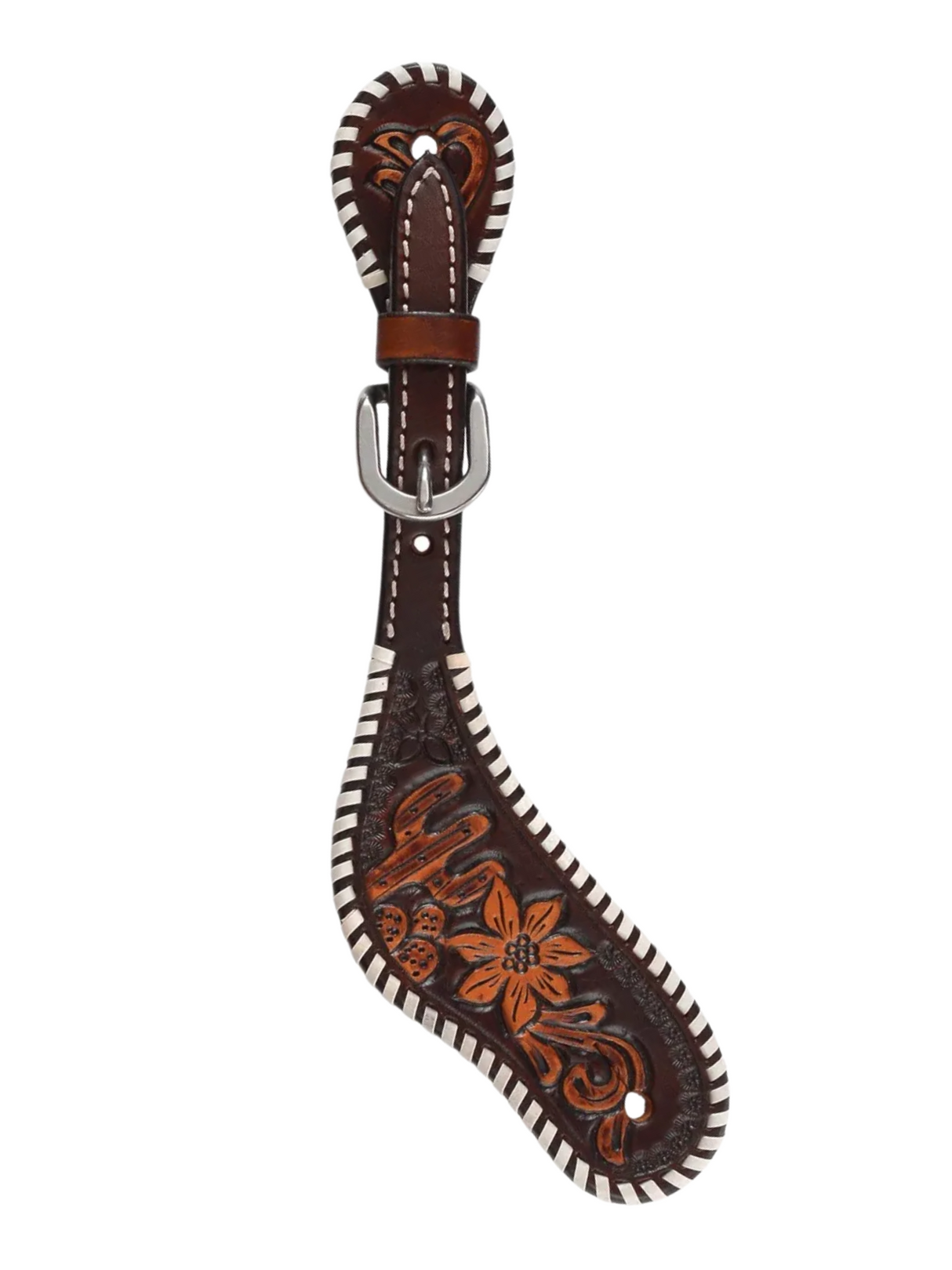 Desert Rawhide Edge Western Spur Straps