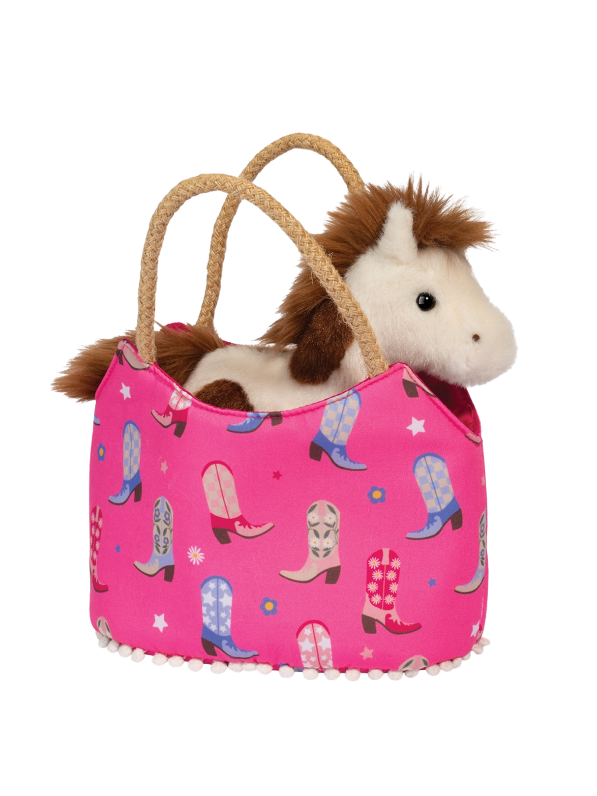 Sac Sassy Cowgirl Boots avec peluche Cheval
