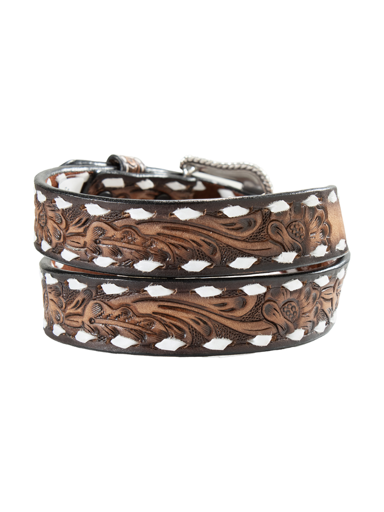 "Blank Name" Leather Western Belt - Child