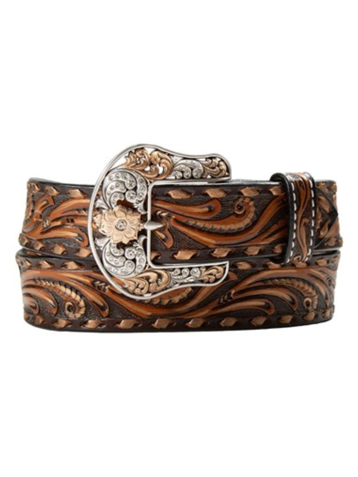 Ceinture western Scroll Tooled - Femme