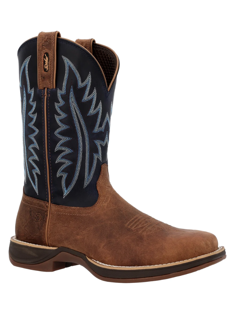 Bottes Western Rebel Ultra Lite Cognac et Sapphire Blue - Homme