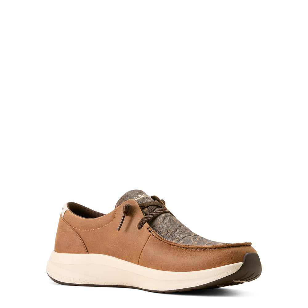 Souliers Buckeye Toasty Tan / Beige Elephant Print - Homme