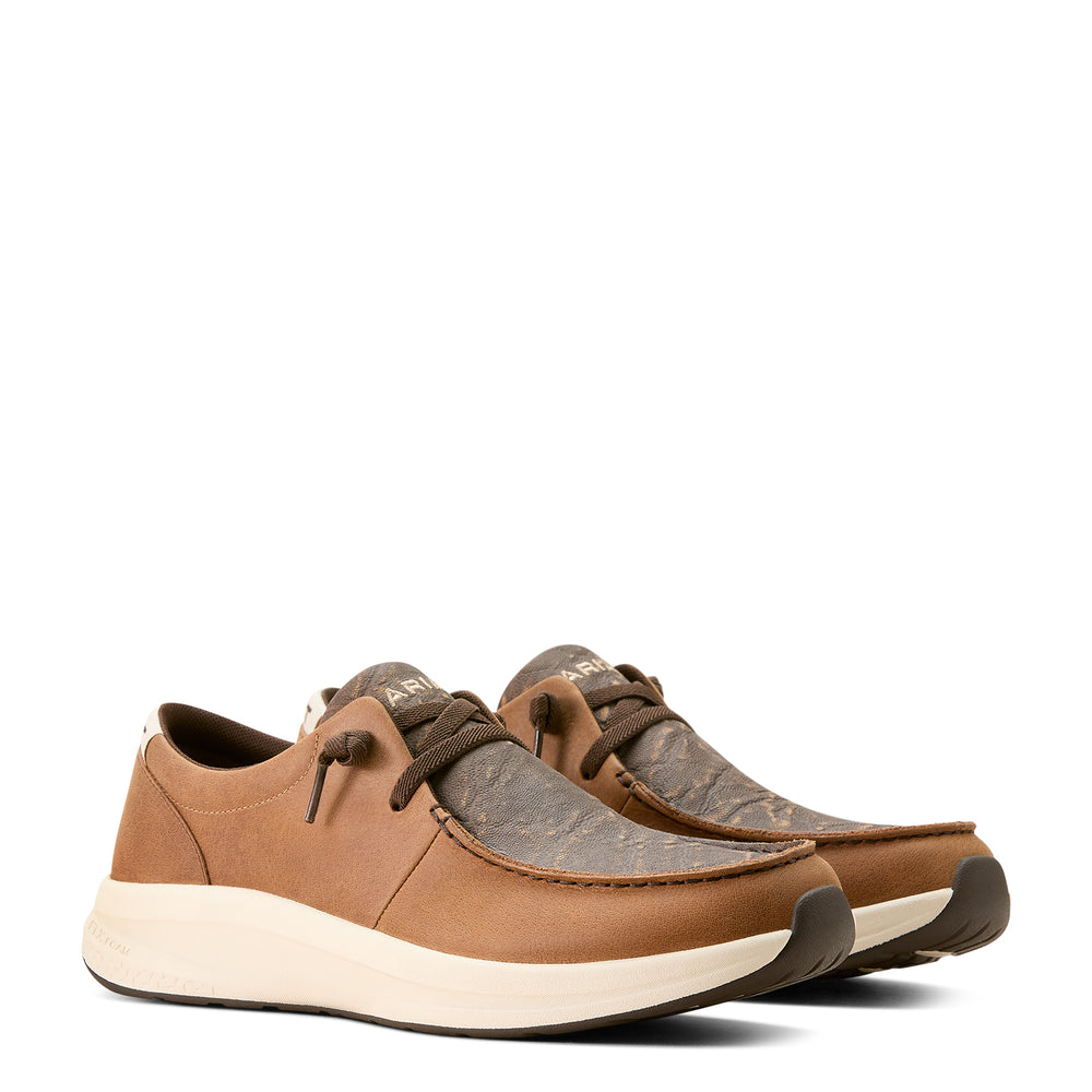 Souliers Buckeye Toasty Tan / Beige Elephant Print - Homme