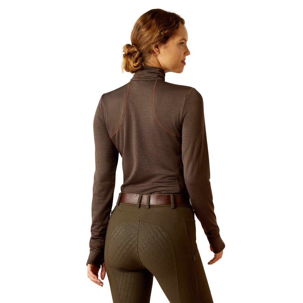 Gridwork 1/4 Zip Base Layer - Women's