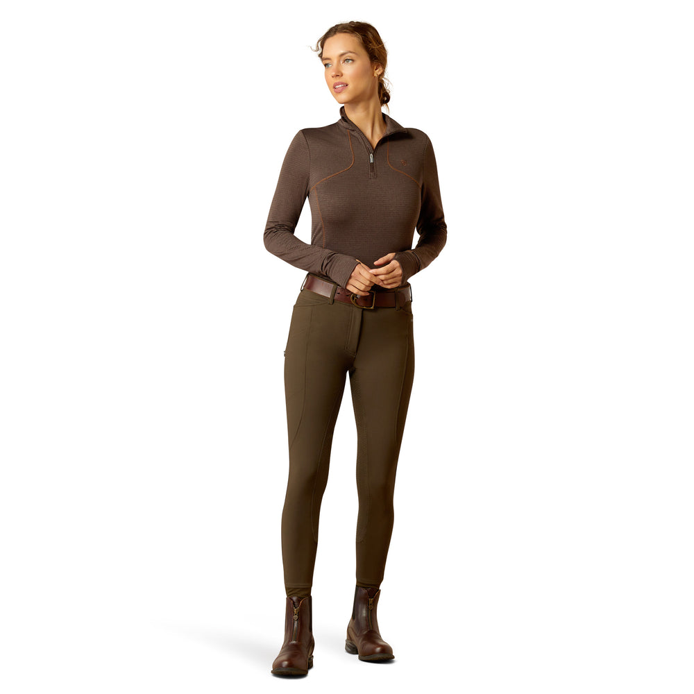 Gridwork 1/4 Zip Base Layer - Women's