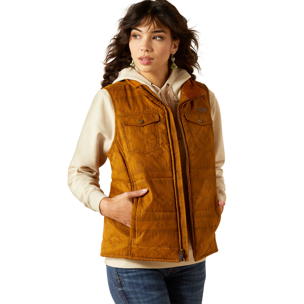 Veste sans manches Grizzly Quilted Brumbly Print - Femme