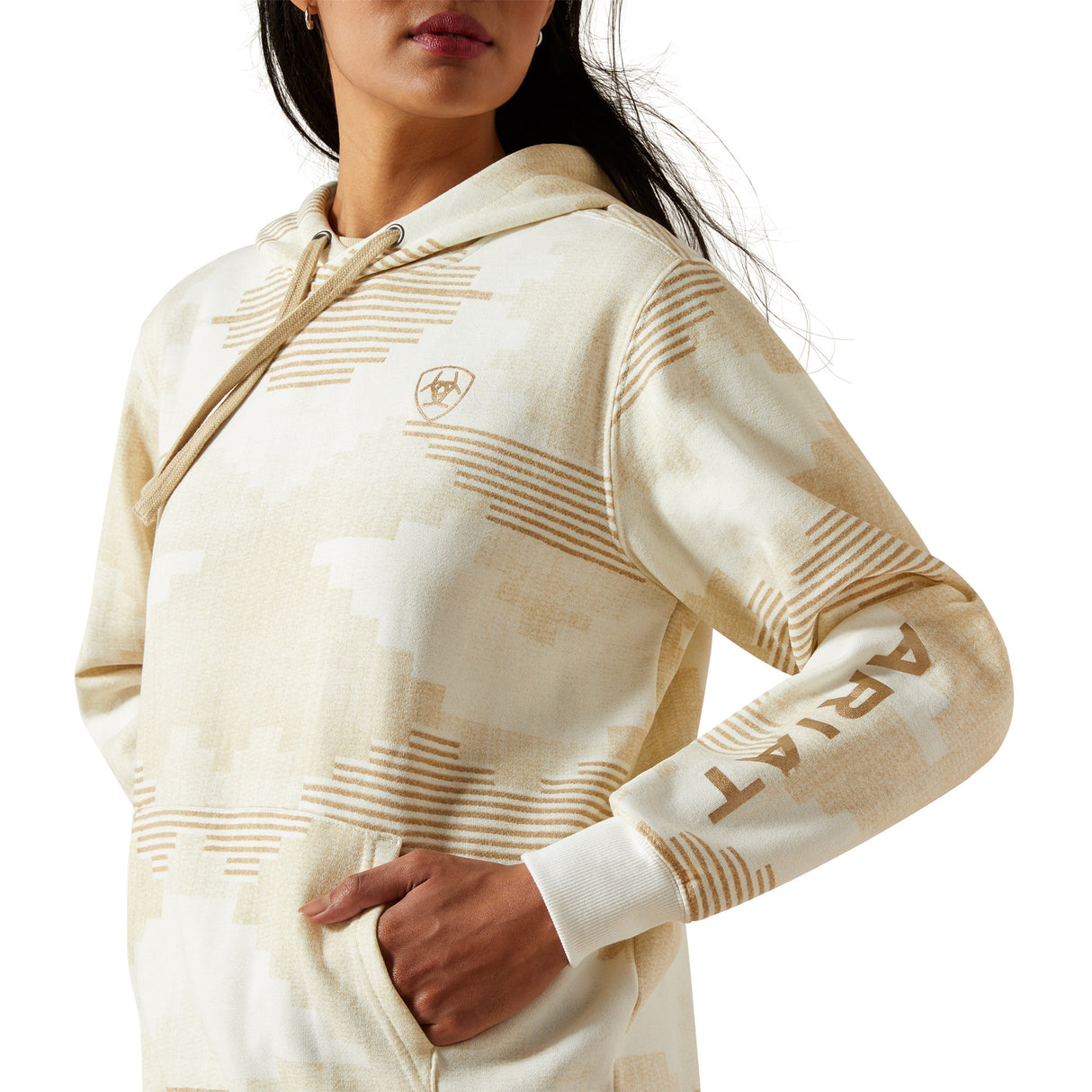 Hoodie Logo 2.0 Sedona Print - Femme