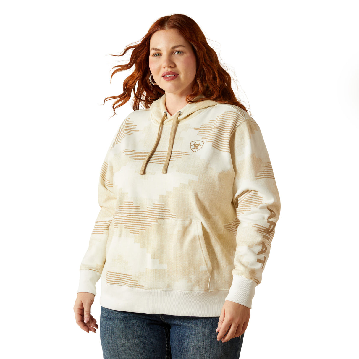 Hoodie Logo 2.0 Sedona Print - Femme