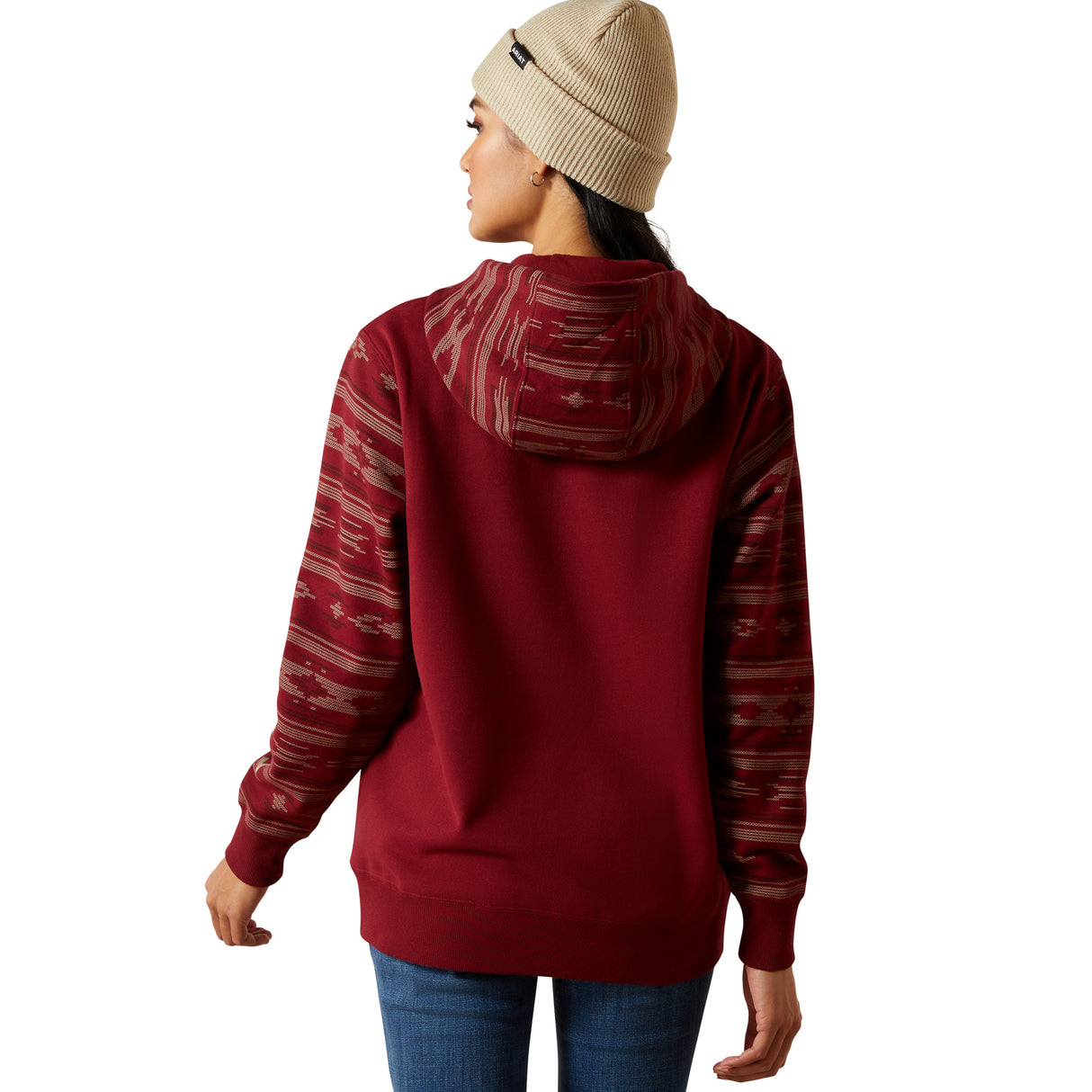 Hoodie Logo 2.0 Montana Print - Femme