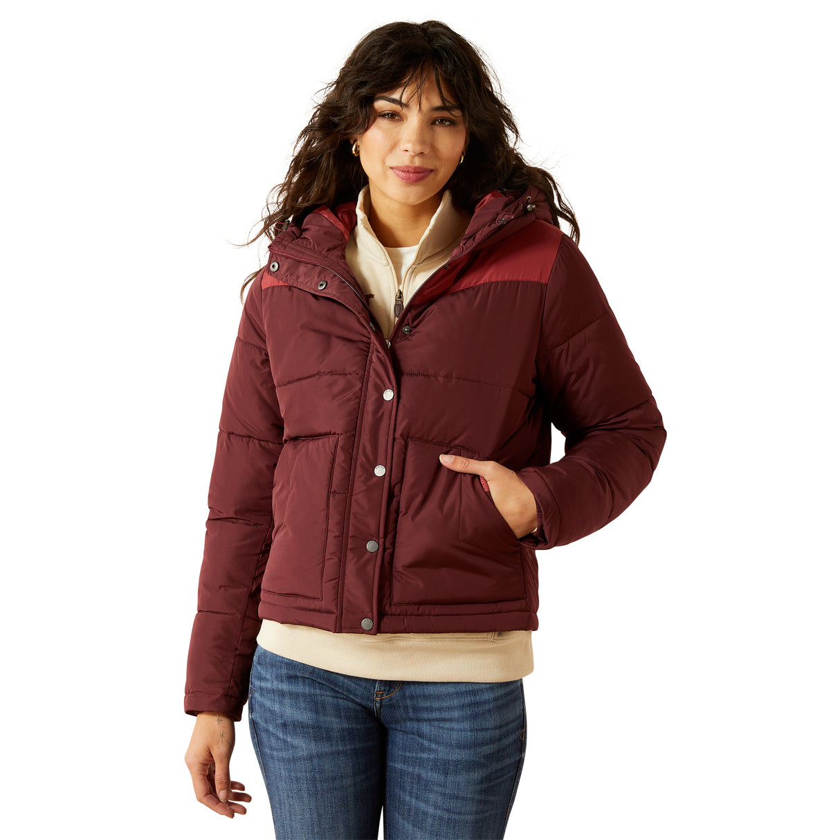 Manteau Puffer Frontier Windsor Wine - Femme