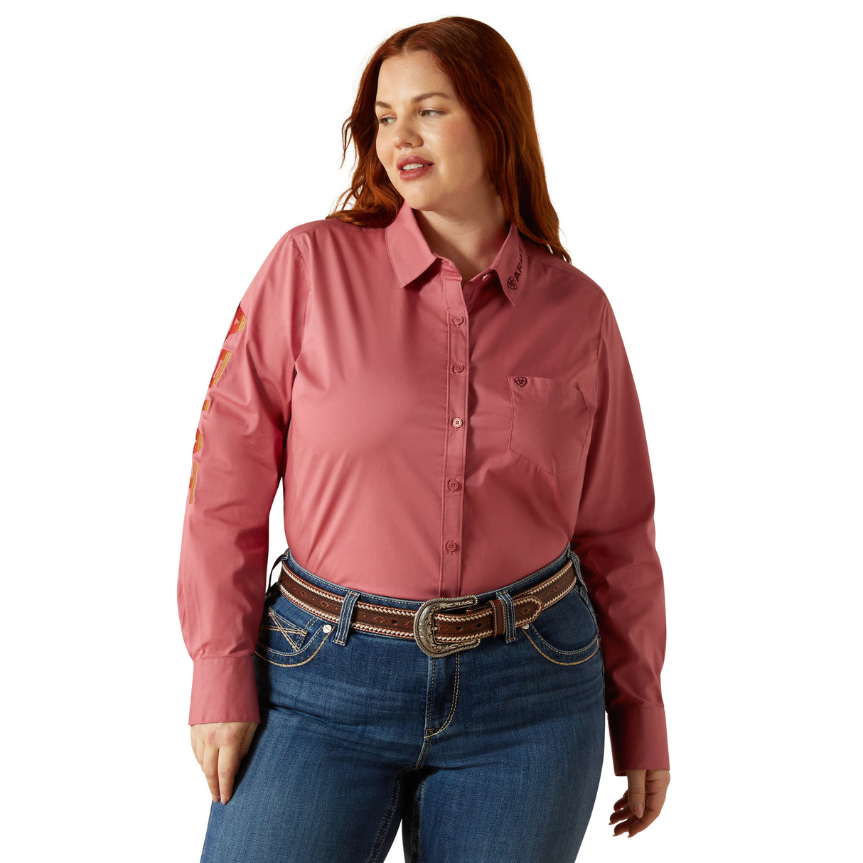 Western Team Kirby Stretch Mauvewood Shirt - Women's