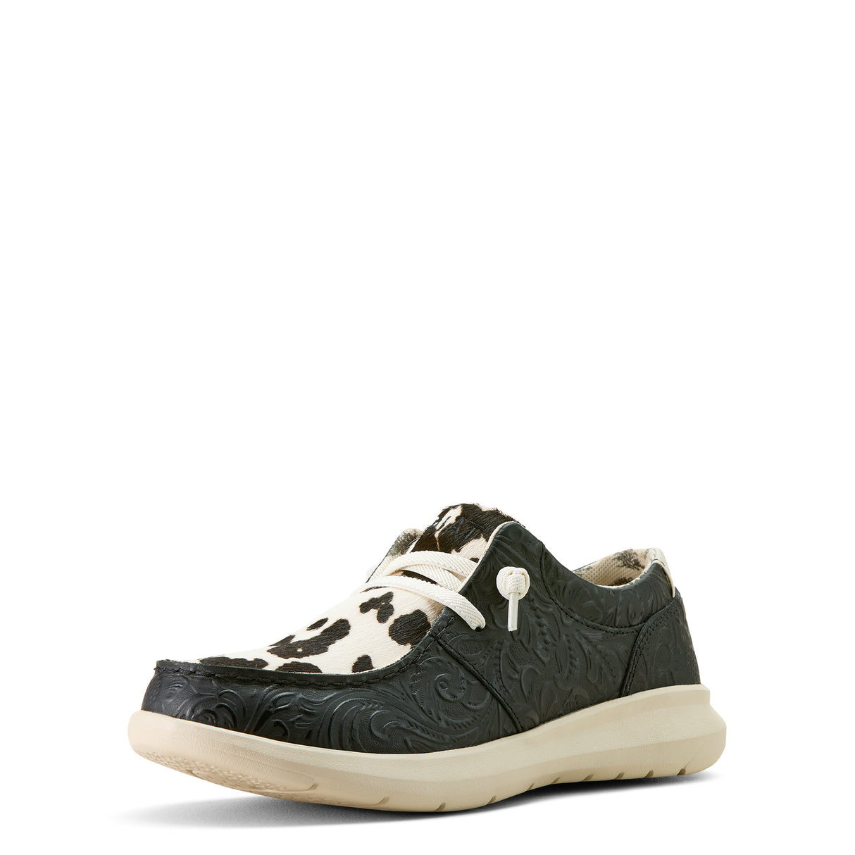 Chaussures Hilo Black Floral Cow Hair - Femme