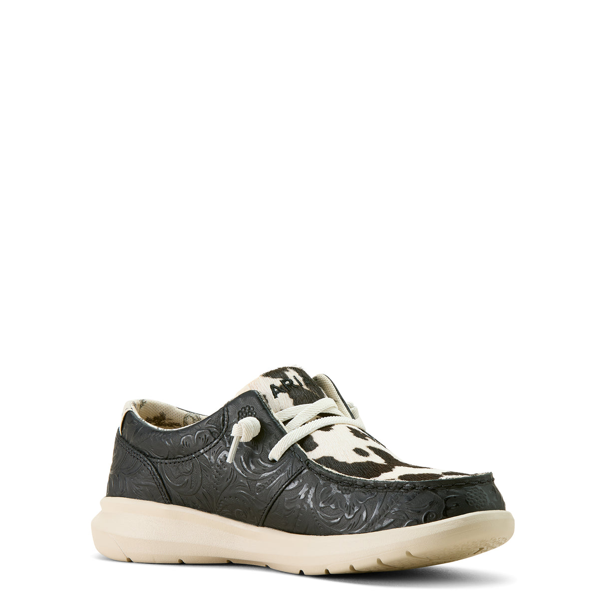 Chaussures Hilo Black Floral Cow Hair - Femme