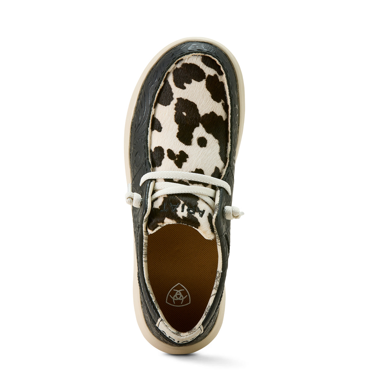 Chaussures Hilo Black Floral Cow Hair - Femme