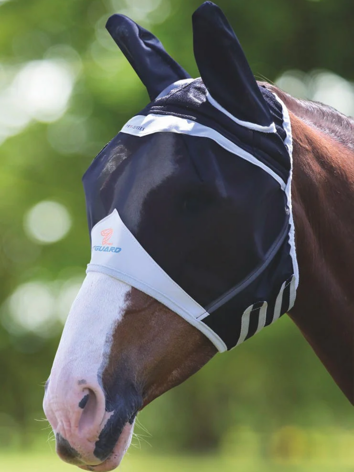 Masque anti-mouches FlyGuard Pro à mailles fines avec oreilles