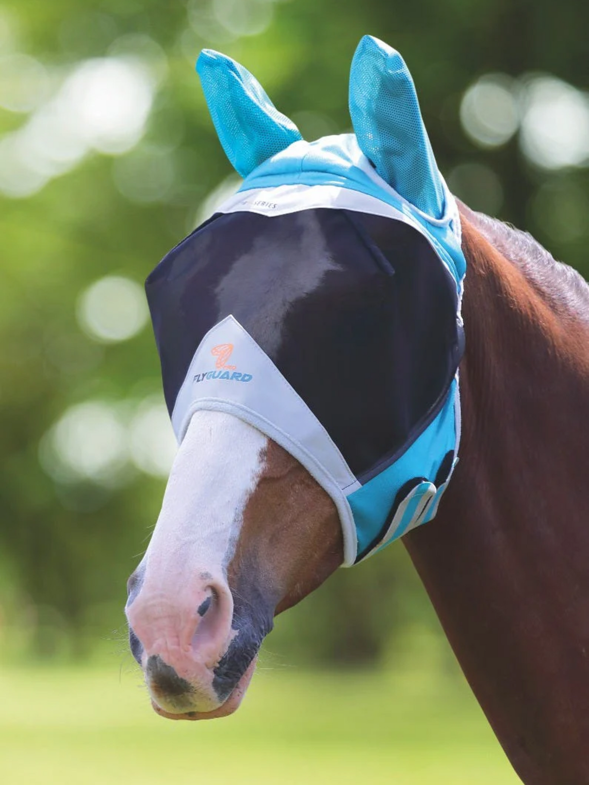 Masque anti-mouches FlyGuard Pro à mailles fines avec oreilles