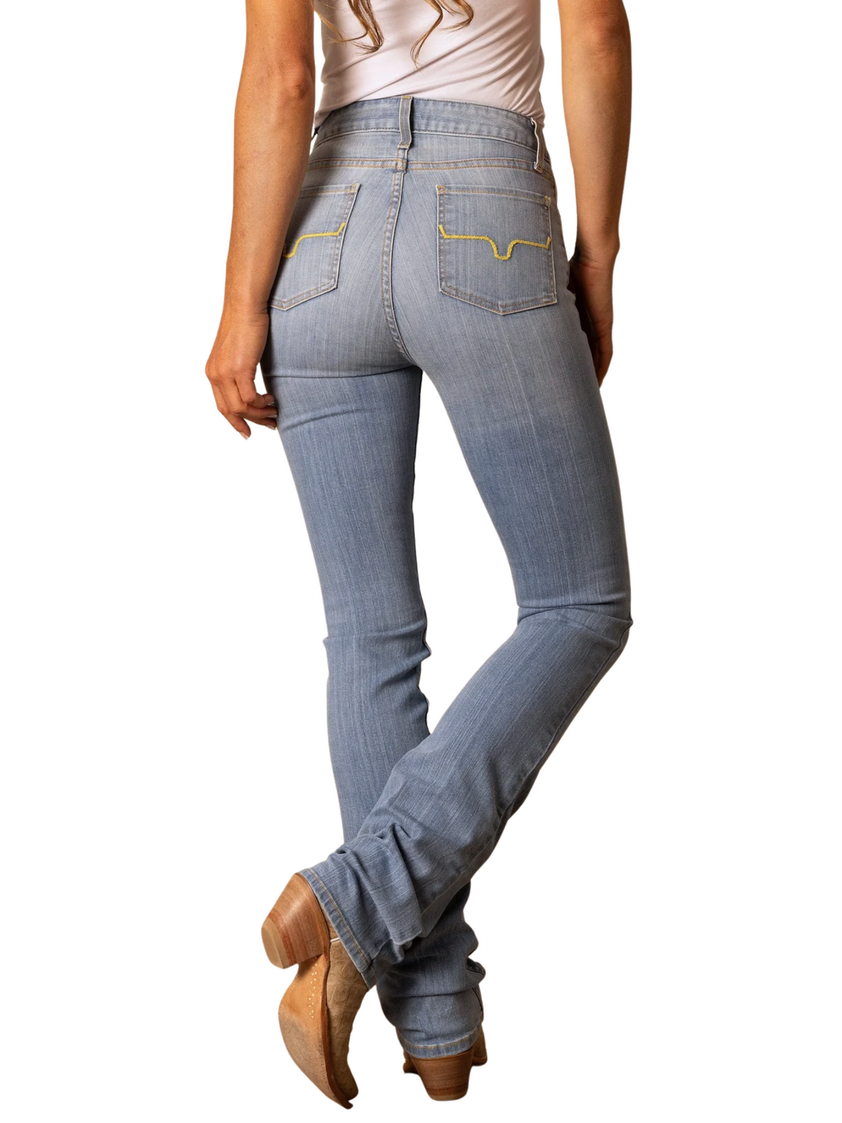 Sarah Slim Bootcut HR Light Wash Western Jeans - Women's