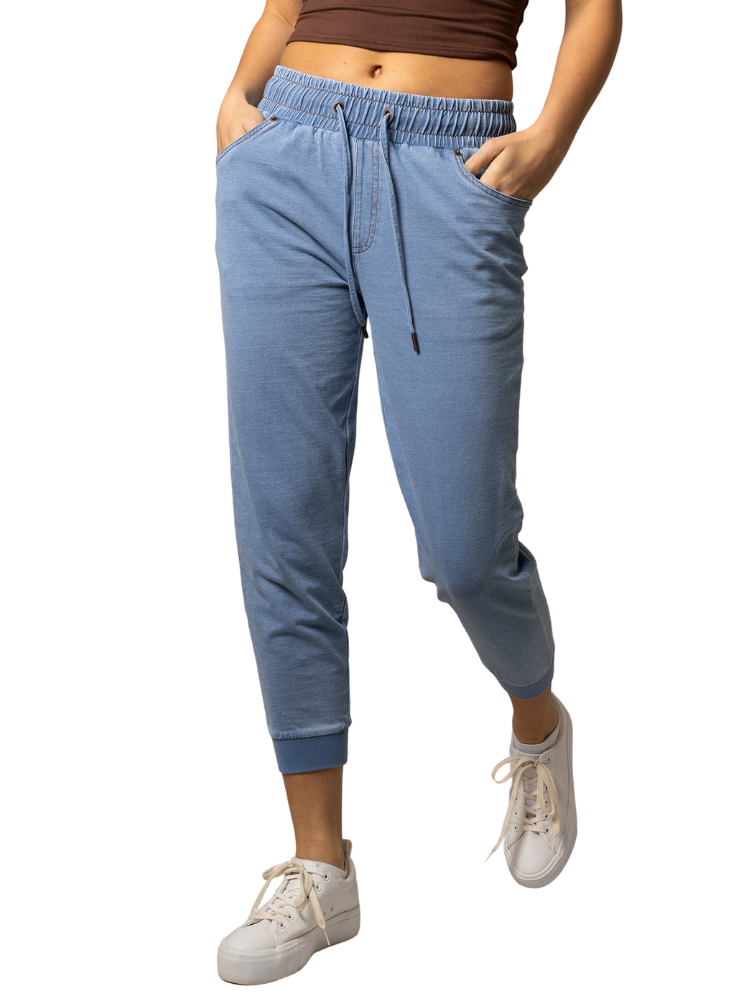Pantalon Jogger Joanie Light Wash - Femme