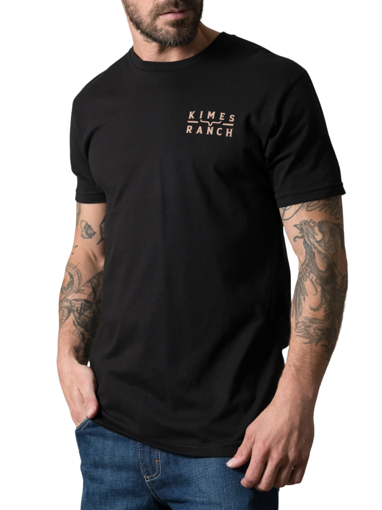 T-Shirt Back Branded Noir - Homme