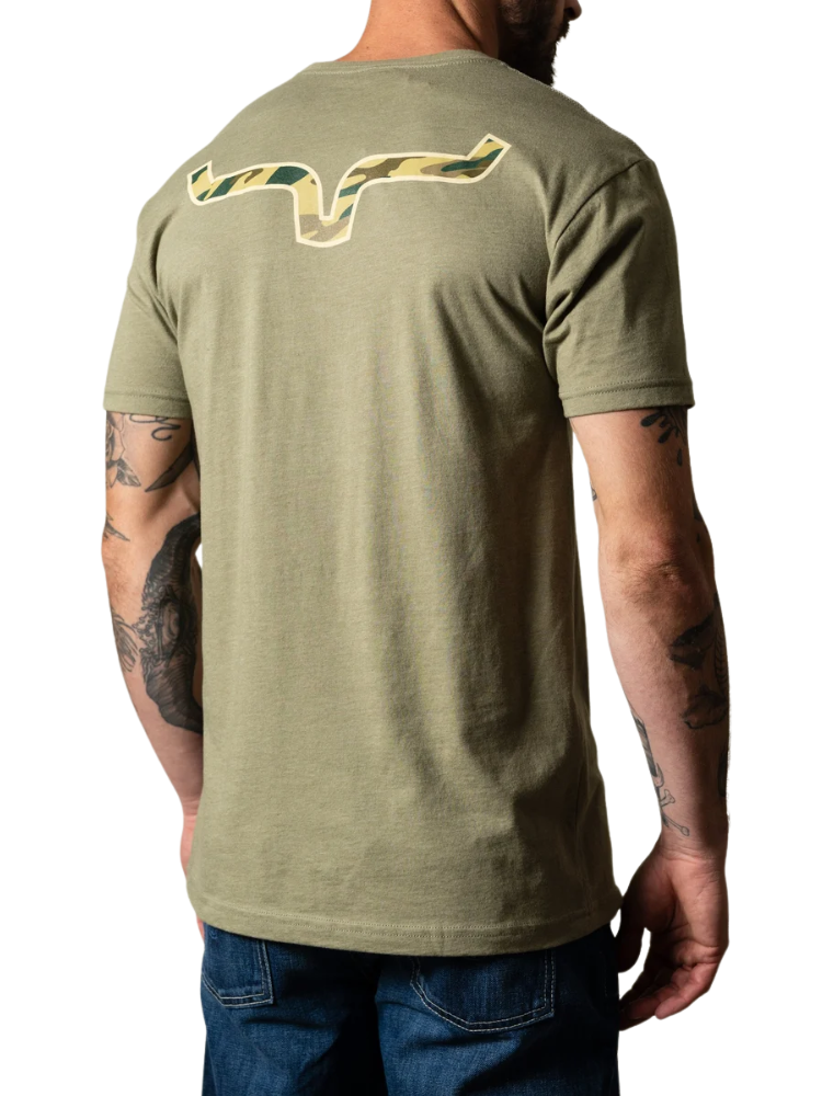 T-Shirt Camo Back - Homme