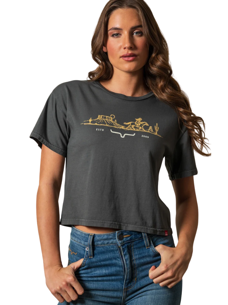 T-Shirt Go West écourté - Femme