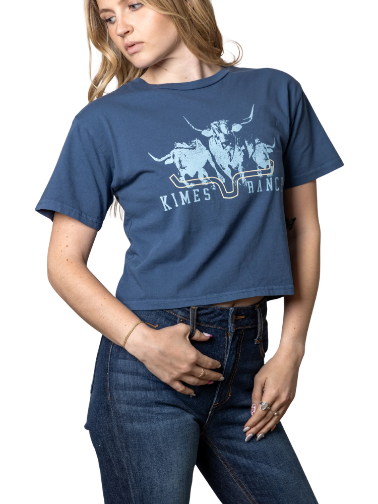 T-Shirt Cropped Movin' Out - Femme