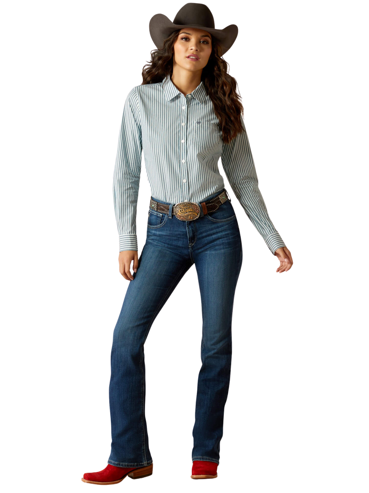 Kirby Stretch Capri Stripe Shirt - Women's