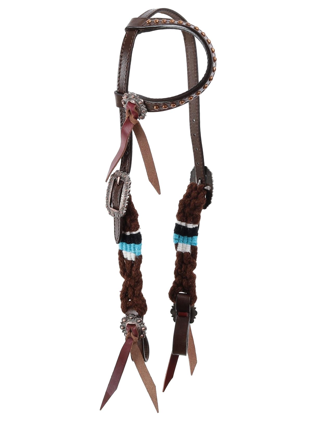 Ensemble de bride et bricole western Teal Hollow Mohair