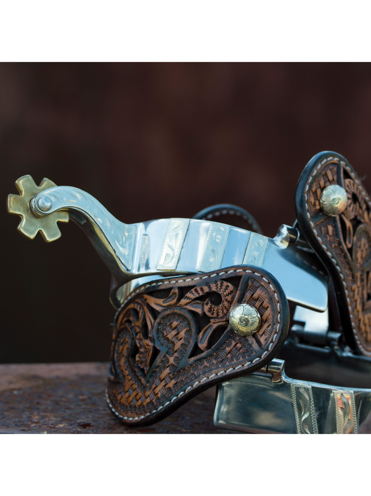 Western Silver Show Spurs - Women