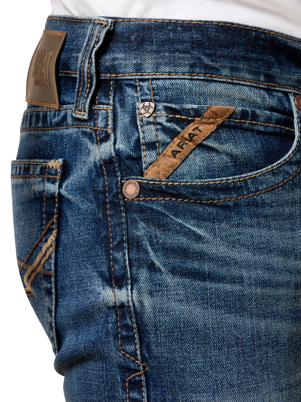 Jeans Western M7 Slim Axel Straight Leg - Homme