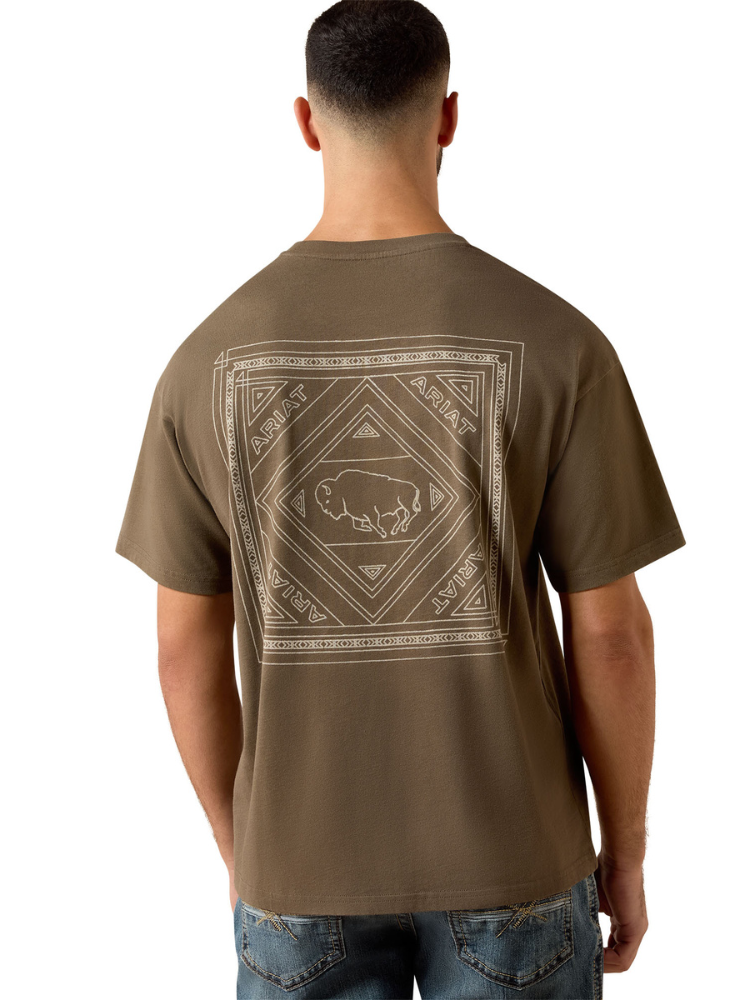 T-shirt Buffalo Bandana ToughStock Boxy - Homme