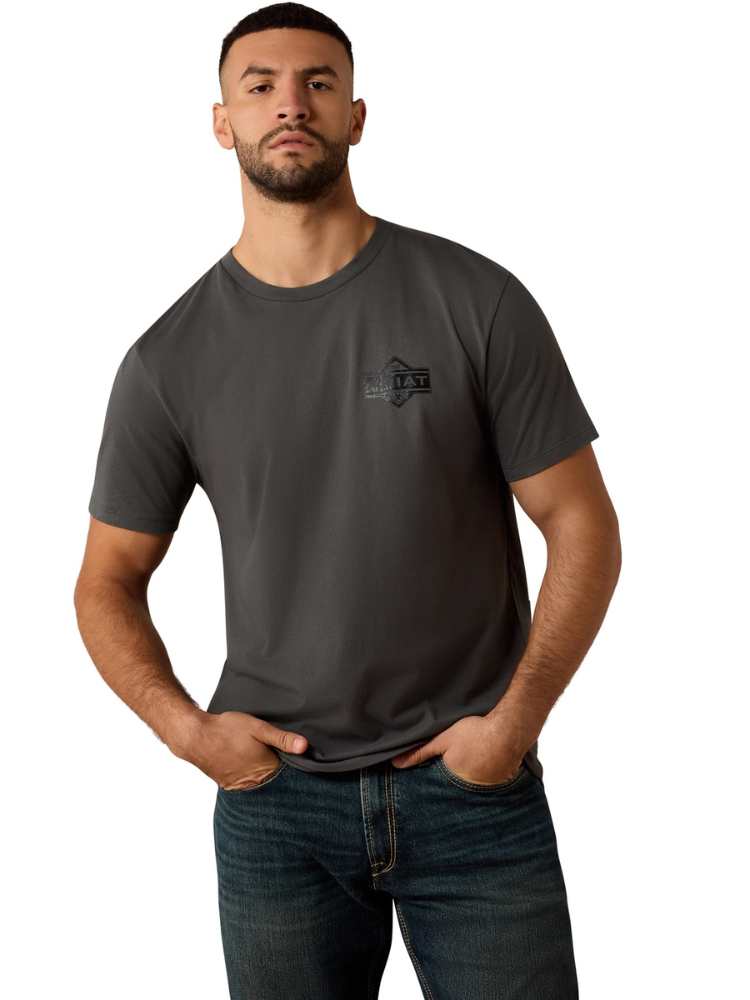 T-Shirt Leather Diamond - Homme