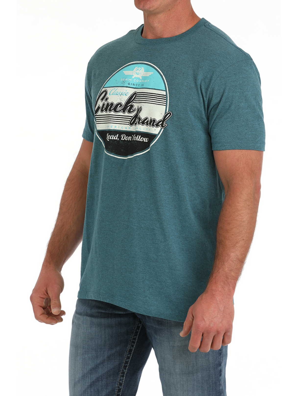 T-Shirt Retro 'Lead Don't Follow' - Homme