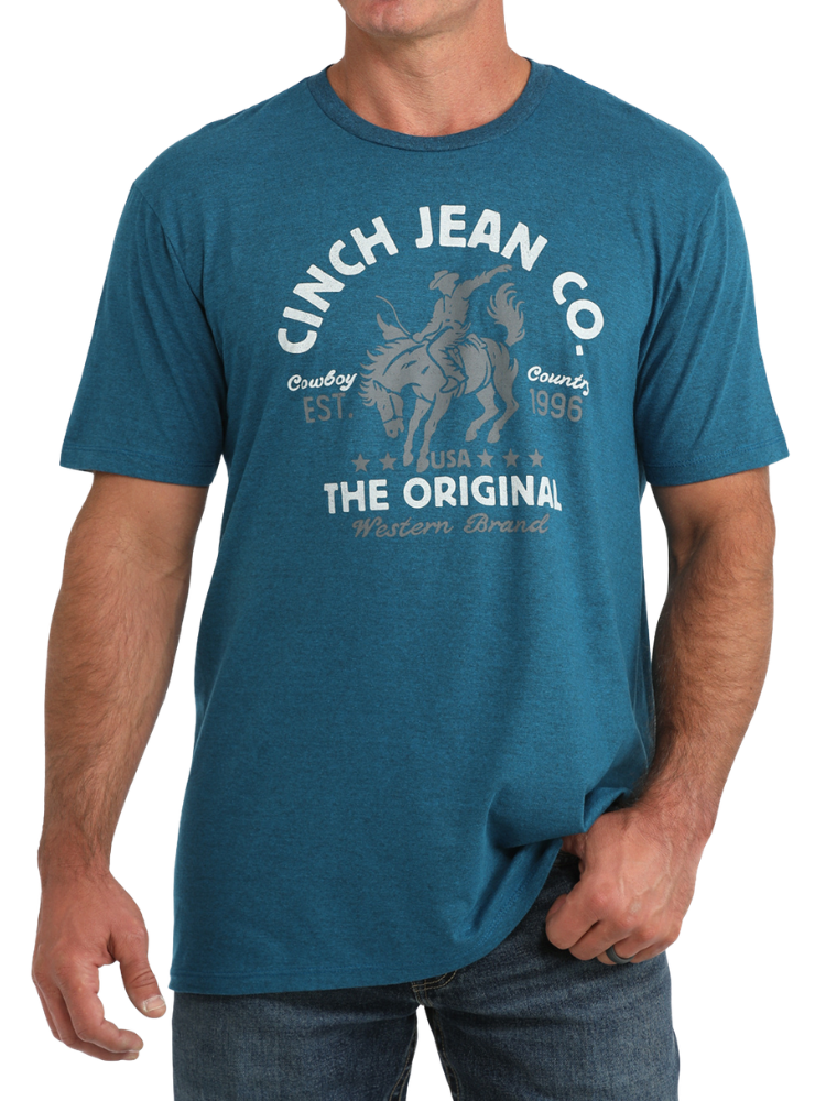 T-Shirt Cinch Bleu - Homme