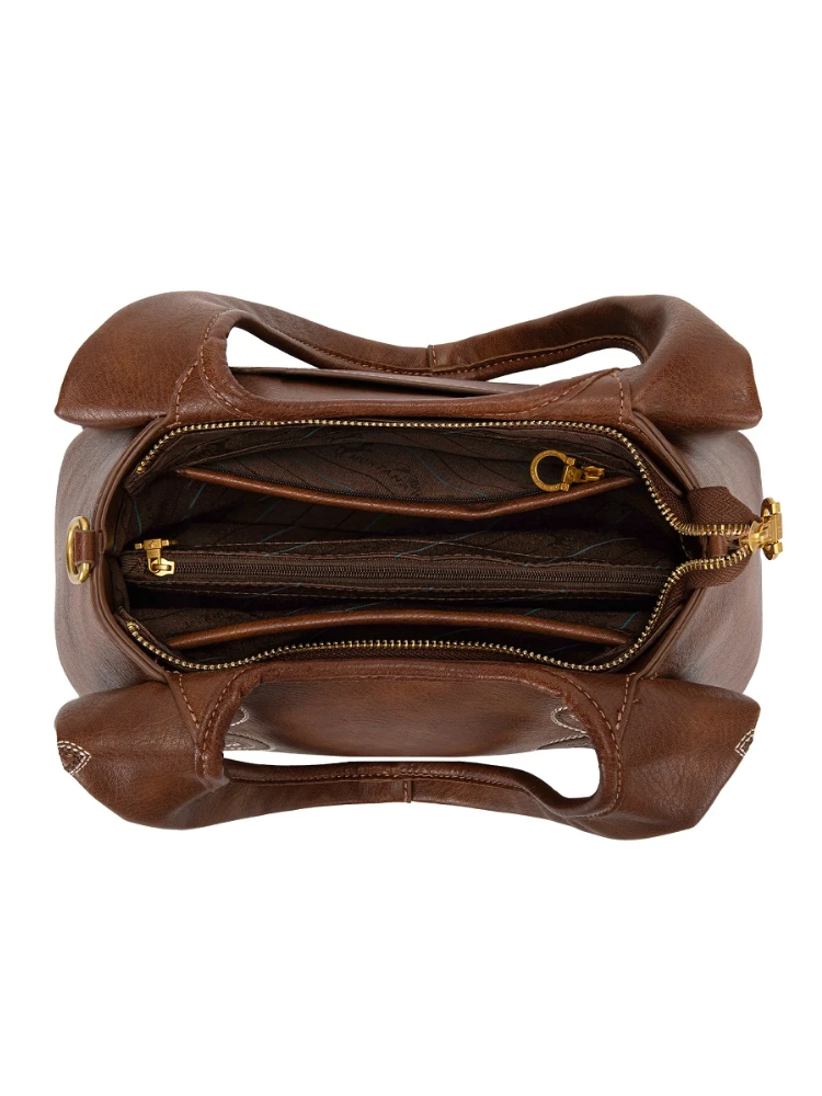 Sac hobo/crossbody Western avec broderie