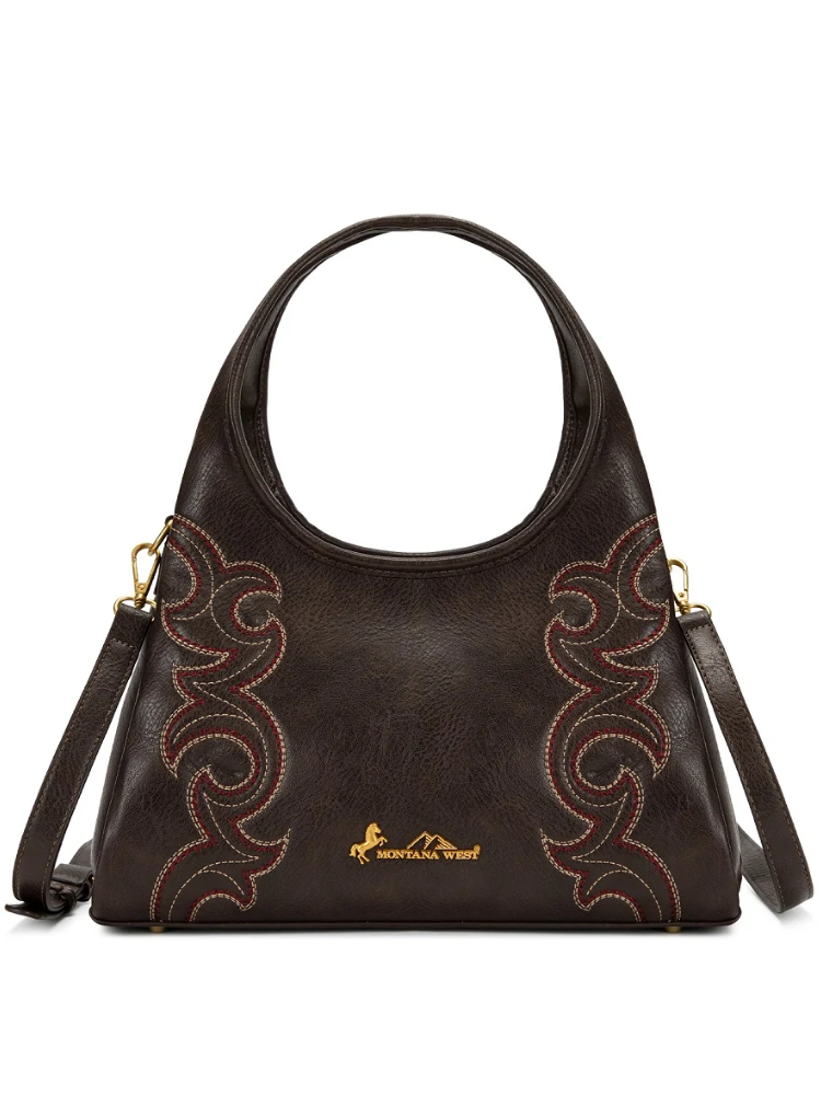 Sac hobo/crossbody Western avec broderie
