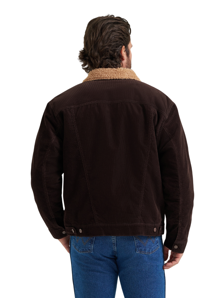 Manteau en velours côtelé Café Noir doublé Sherpa - Homme