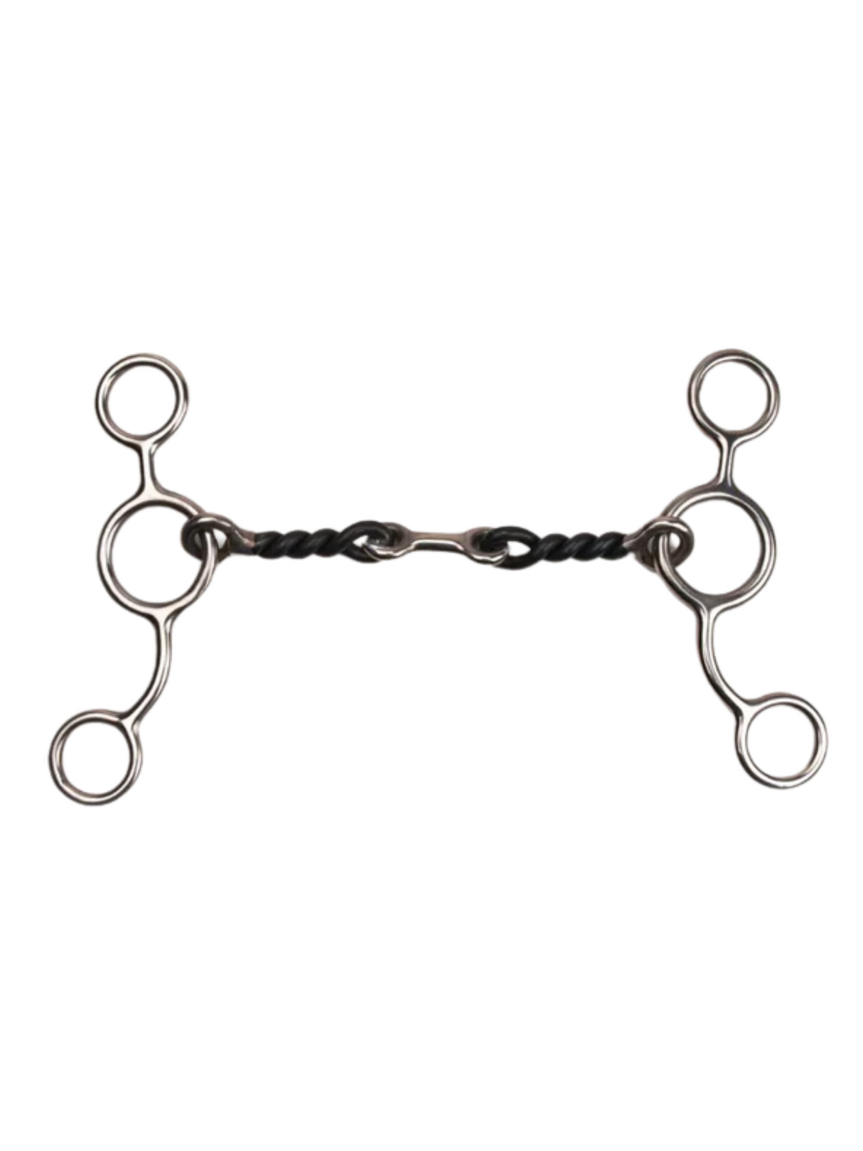 Western twist dog bone lever bit