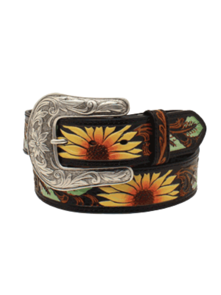 Ceinture Western Sunflower Tooled - Femme