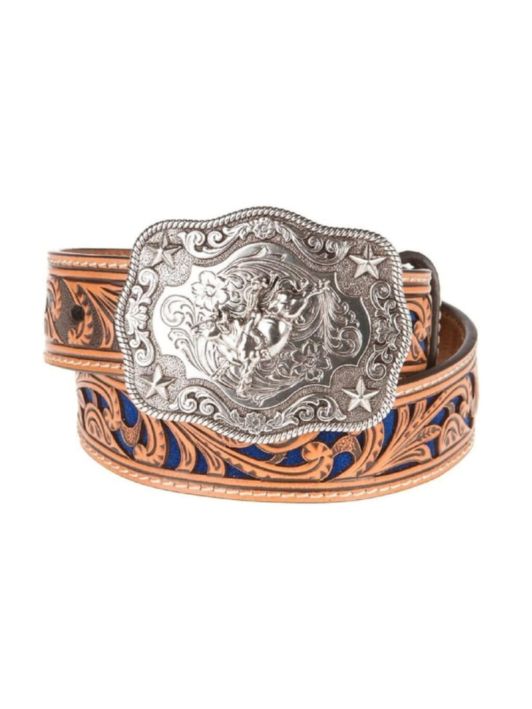 Ceinture Piercing Blue avec boucle - Enfant