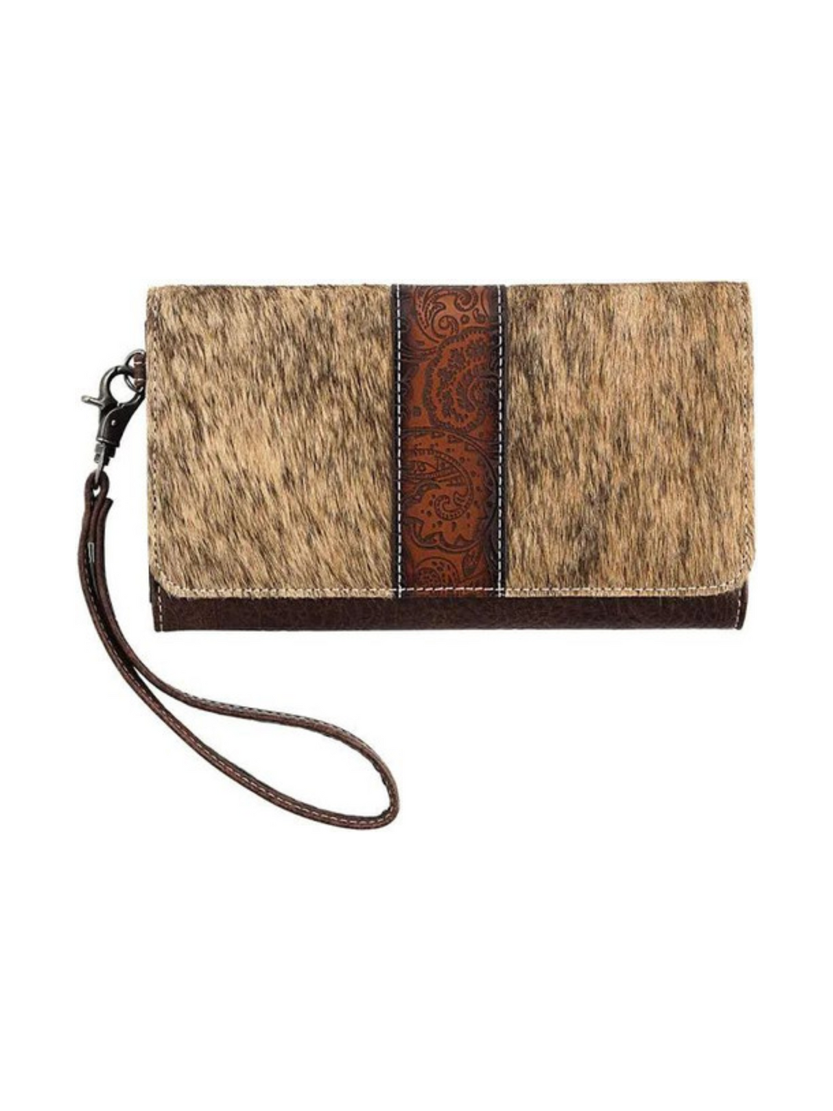 Emmy Style Light Brown Wallet with Strap