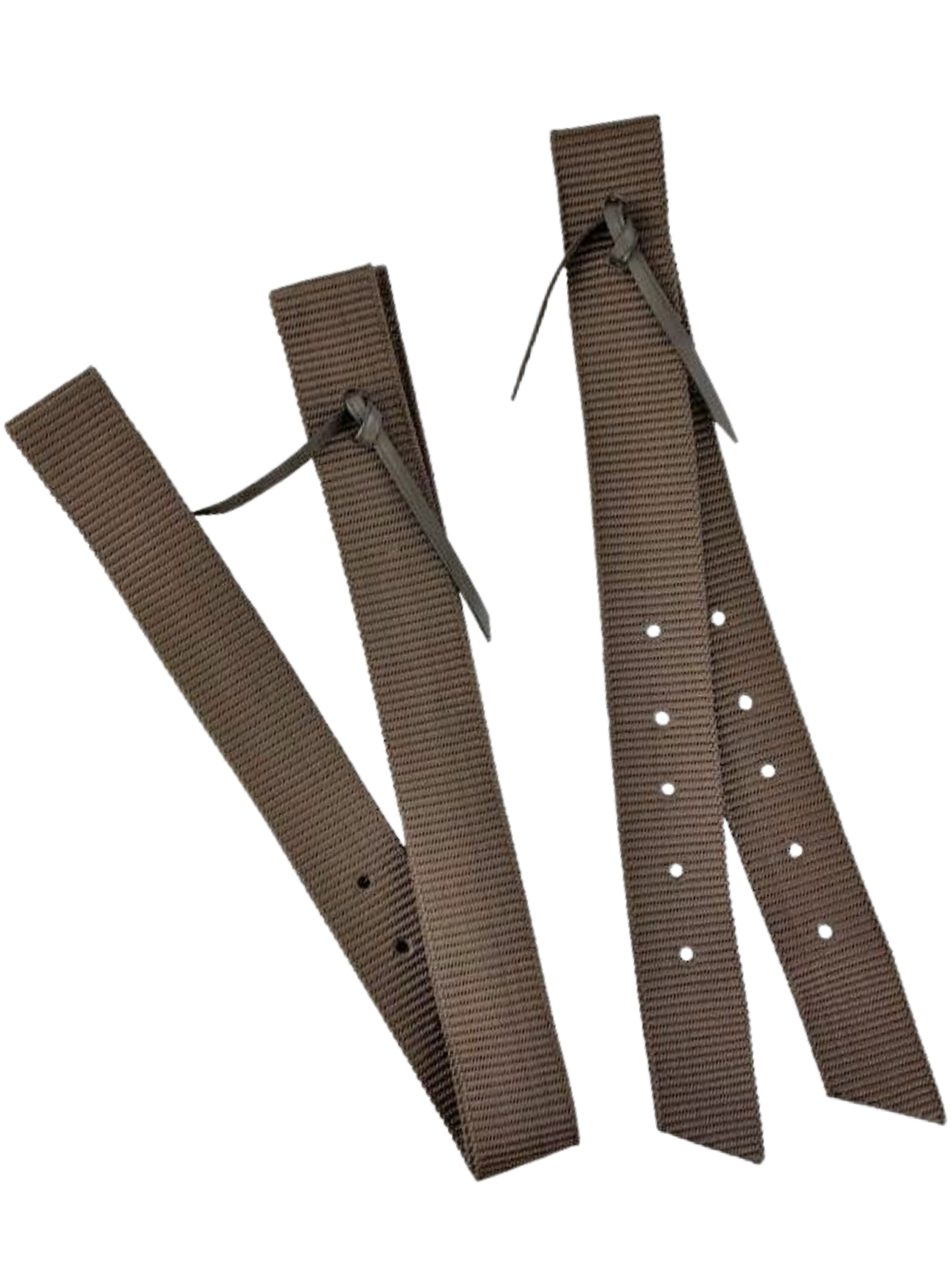 Set of western nylon straps