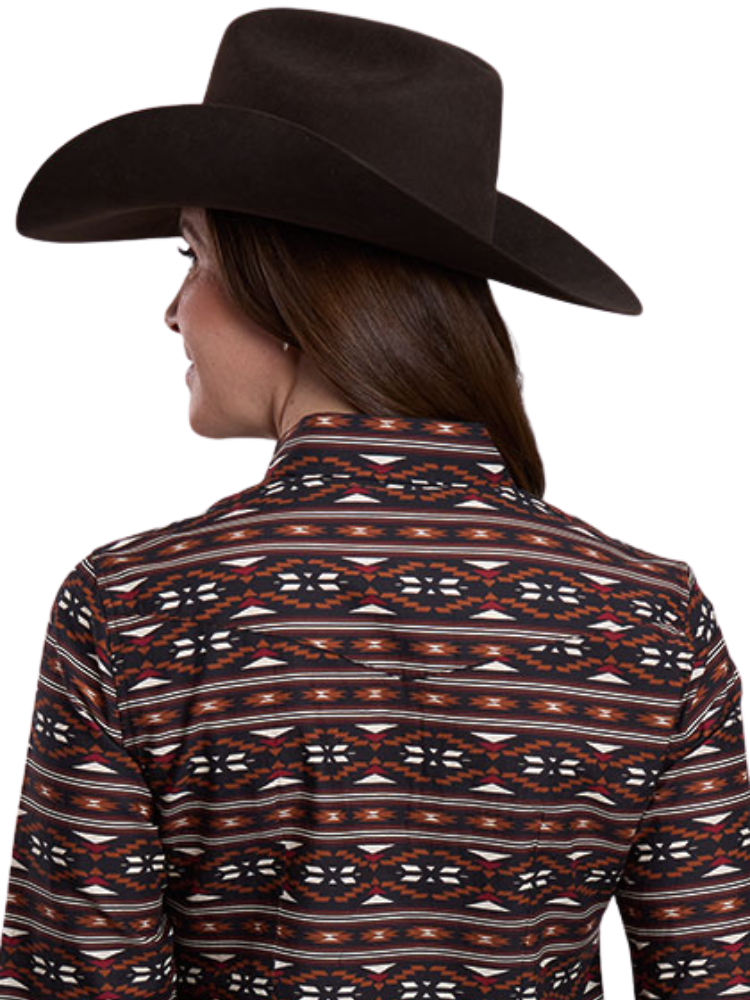Chemise western Horizontal Aztec - Femme