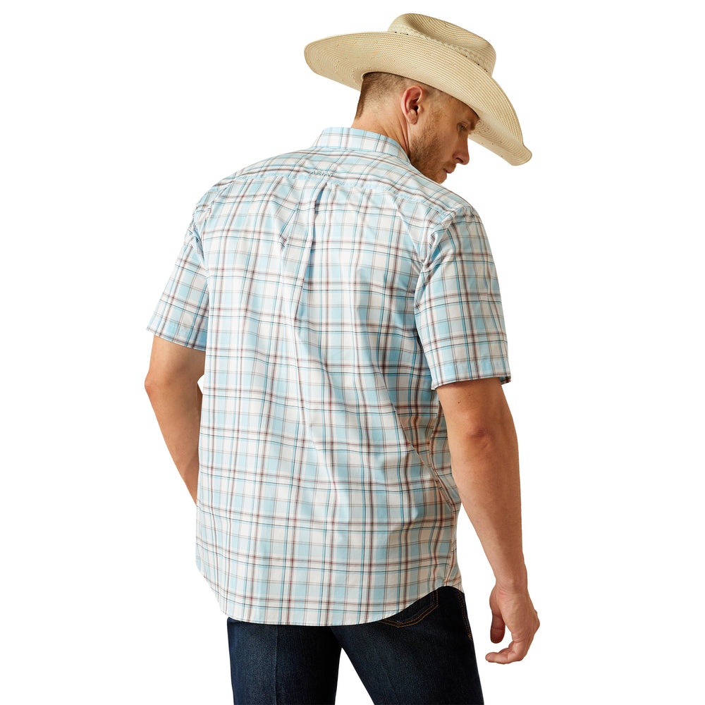 Geoffrey Pro Series Light Turquoise Western Shirt - Men's
