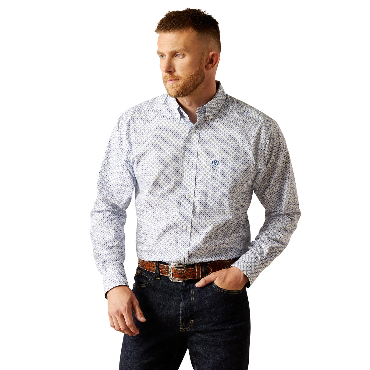 Danny Wrinkle Free Western Shirt - Men's