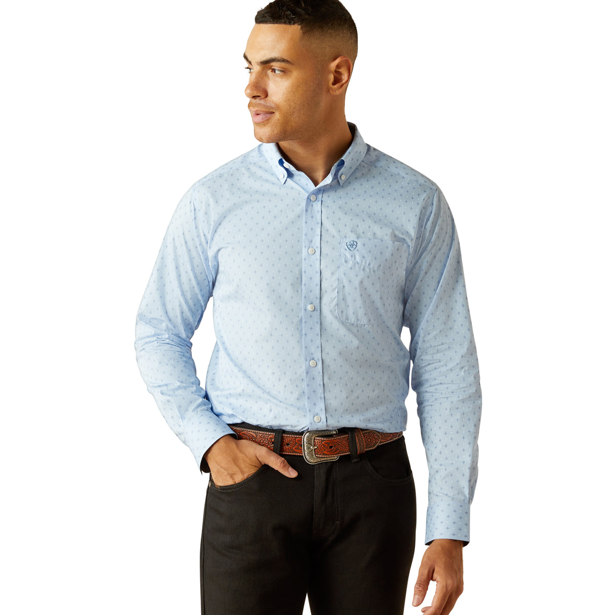 Donte Wrinkle Free Western Shirt - Men's